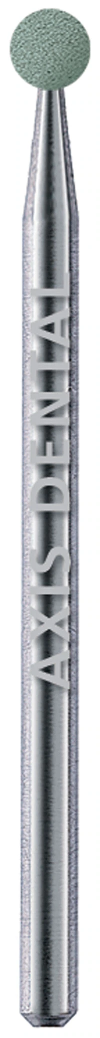 NTI Green Abrasive Small Round Fine RA Shank, 12/Pack, GF601-RA