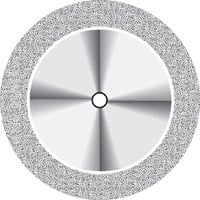 NTI Superflex Diamond Disc, HP, Single Sided, Safe Side Up, Medium Grit, Gray, 22 mm, D911HU-220, 1/Pkg