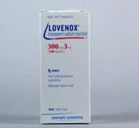 Lovenox (Enoxaparin Sodium) Injection 300 mg/3 mL Multi-Dose Vial, 3 mL