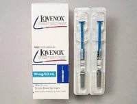Lovenox (Enoxaparin Sodium) Injection 30mg/0.3mL Prefilled Syringe, 10/Package