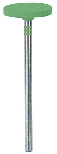 NTI CeraGlaze Polishing System, Coarse Green Pre-Polishing Large Disc, HP Shank, 14.5 mm, #P343, 1/Pk