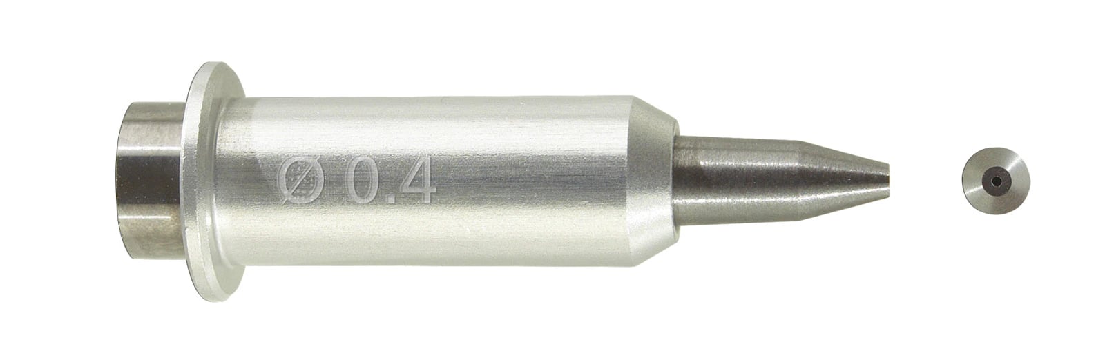 Renfert Basic Eco Sandblasting Unit Nozzle, 0.4mm, Silver, 1 Each
