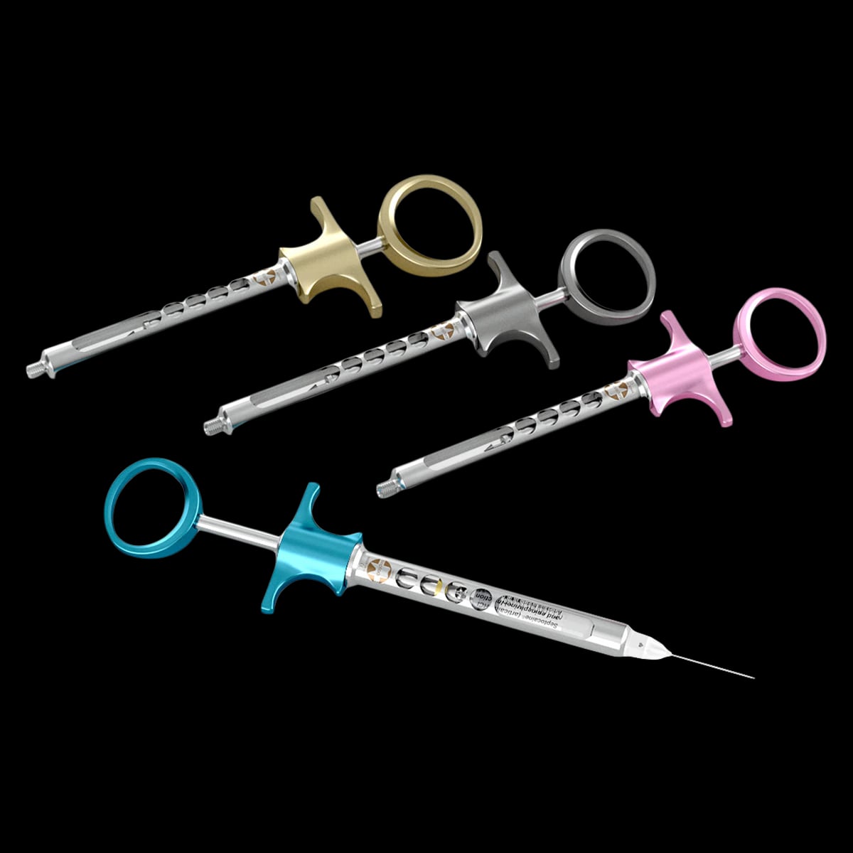 Septodont Aspirating Anesthetic Syringe, Standard, Gold, 1/Pk, N2110