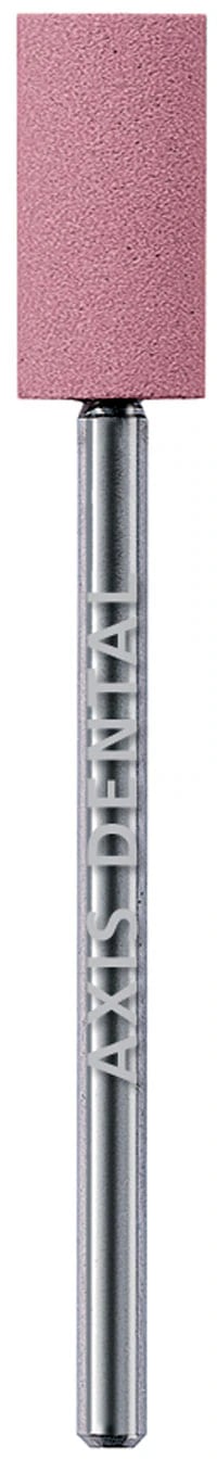 NTI Pink Abrasive Stone, Coarse Grit, Large Cylinder, HP Shank, 6.5 mm Diameter x 13.0 mm Length, 100/Pack, PC731-HP100
