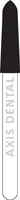NTI Diamond Bur, FG, Coarse, Curettage, Cone Bevel End, #C878K-021, 2.1 mm Diameter, 8.0 mm Length, Green Ring, 5/Pk