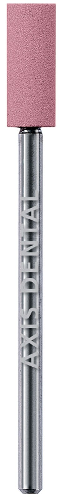 NTI Pink Stone Abrasive Cylinder, HP, Medium, 5 mm x 12 mm, PM732-HP, 12/Pkg