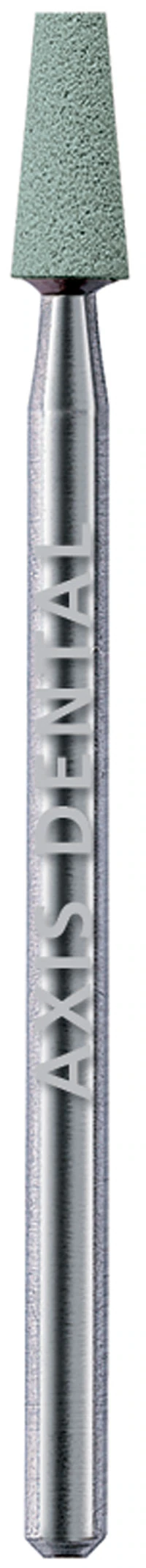 Kerr AXIS Green Stone Taper HP Fine, Round End Taper, 2.5 mm x 6.0 mm, GF649-HP100, 100/Pk