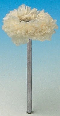 Renfert Mounted Cotton Buffs, 22 mm, Pack of 12, 2051000