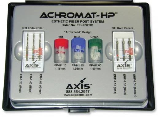 Kerr NTI Endodontic Drill for Achromat Fiber Posts, 1.65mm, ER-1.65, 3/Pk