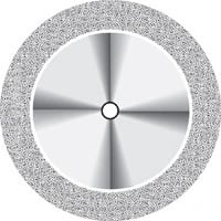 NTI Superflex Diamond Disc, HP, Single-Sided, Safe Side Down, #911HD, 22 mm, Medium Grit, Gray, 1/Pk, D911HD-220