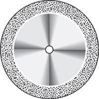 NTI Interflex Diamond Disc, HP, Double-Sided, #943, 8 mm, Medium Grit, Gray, 1/Pk, D943-080