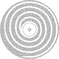 NTI Turbo Superflex Diamond Disc, HP, Double-Sided, #940, 22 mm, Medium Grit, Red, 1/Pk, D940-220T