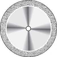NTI Interflex Diamond Disc, HP, Double-Sided, #943, 10 mm, Medium Grit, Gray, 1/Pk, D943-100