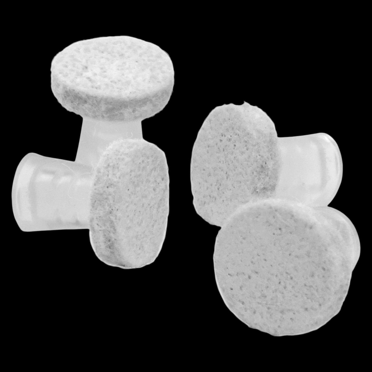 SeptoWheels PX Composite Polishing Kit, 12 Impregnated Felt Wheels (9.5 mm) + 1 Snap-On Mandrel, 01C4000