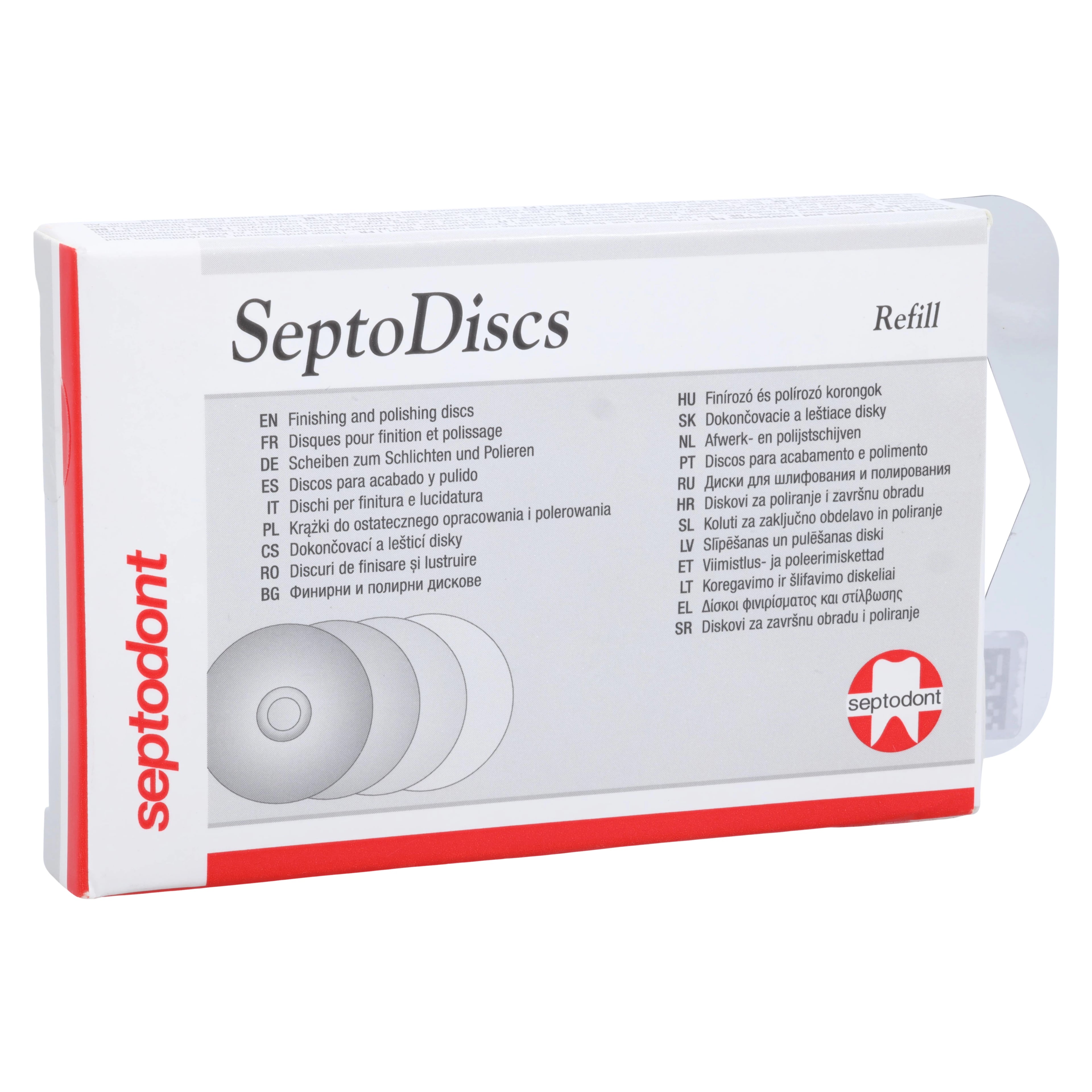Septodont SeptoDiscs Refill, 1/2" Abrasive Discs, Assorted Grits, 50/Box, 01C4002