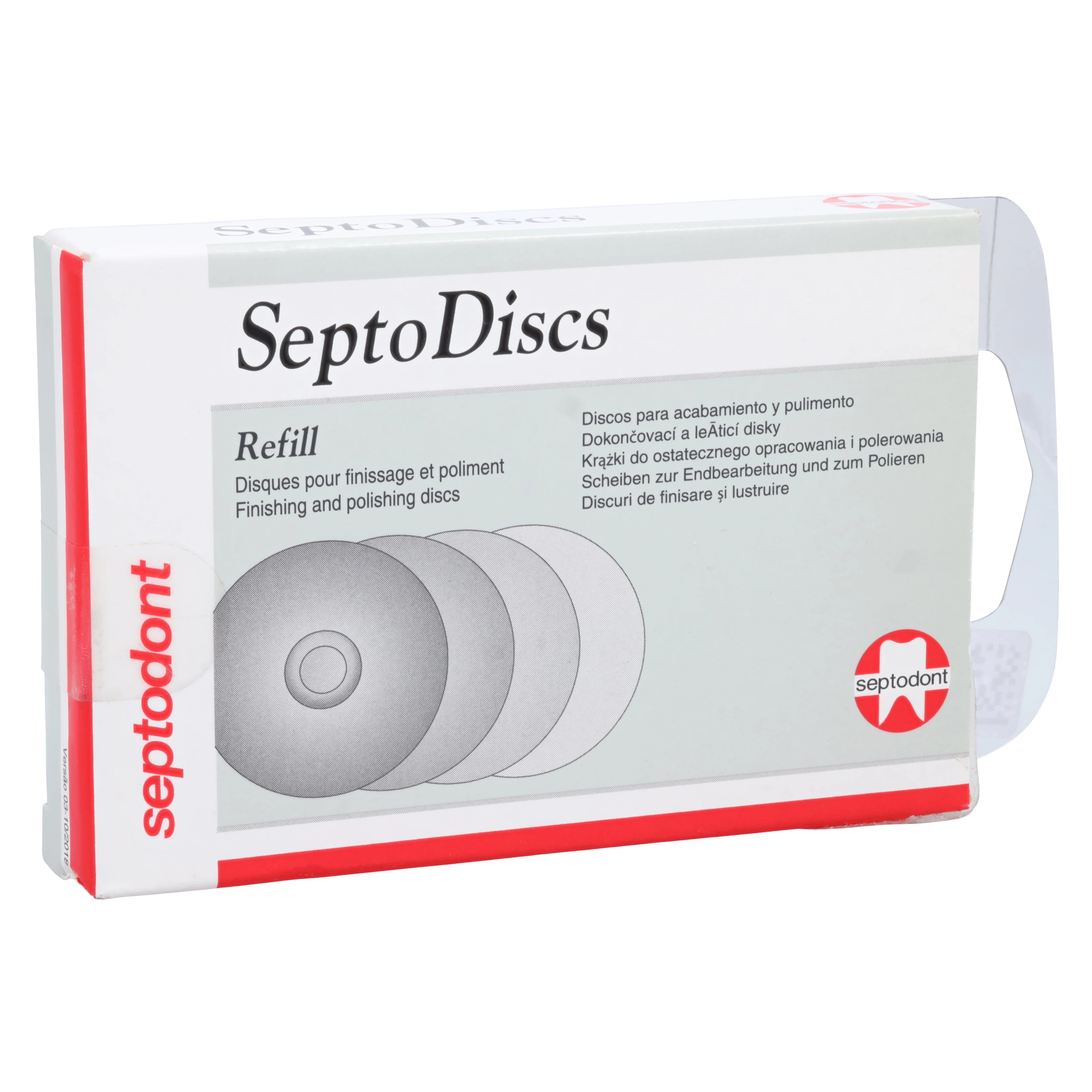 Septodont SeptoDiscs Fine Refill, 1/2" Abrasive Discs, Fine Grit, 50/Bx, 01C4005