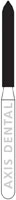 NTI Diamond Bur FG Super Coarse Beveled End Cylinder, 1.4 mm Diameter, 10.0 mm Length, #879-014, 5/Pack, SC879-014