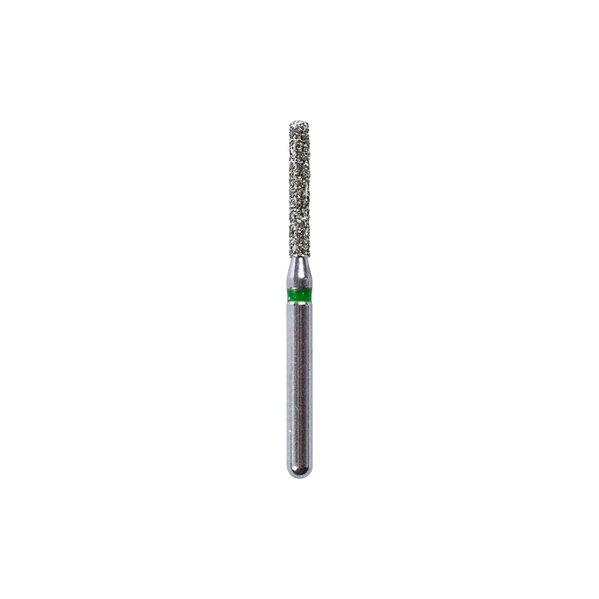 Kerr SimpliCut Single-Use Sterile Diamond Bur, Coarse Grit, Cylinder with Rounded Shoulder, Friction Grip, 25/Pkg, C837KR-012-D