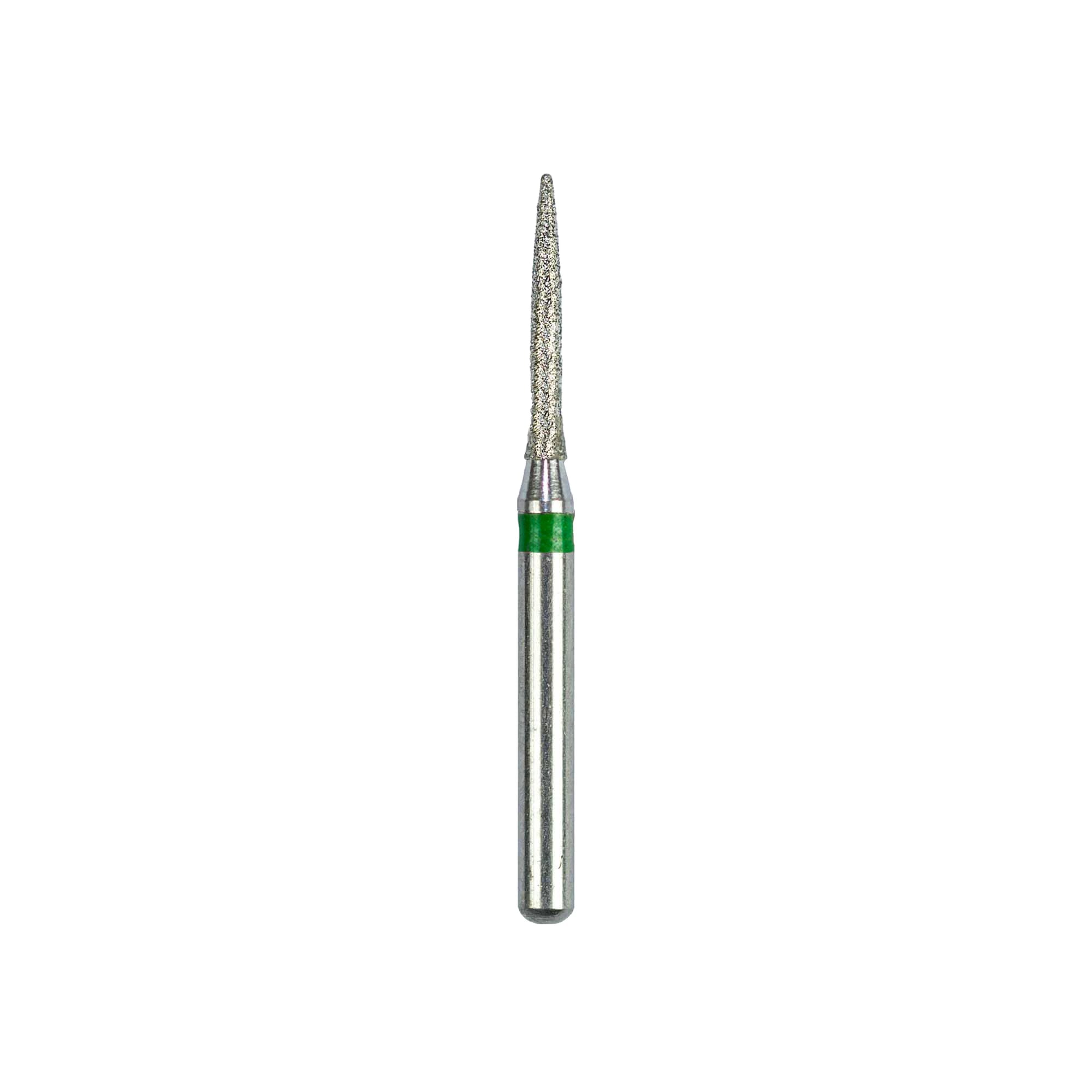Kerr SimpliCut Single-Use Sterile Diamond Bur, Coarse Grit, Flame Shape, Friction Grip, 25/Pkg, C862-010-D