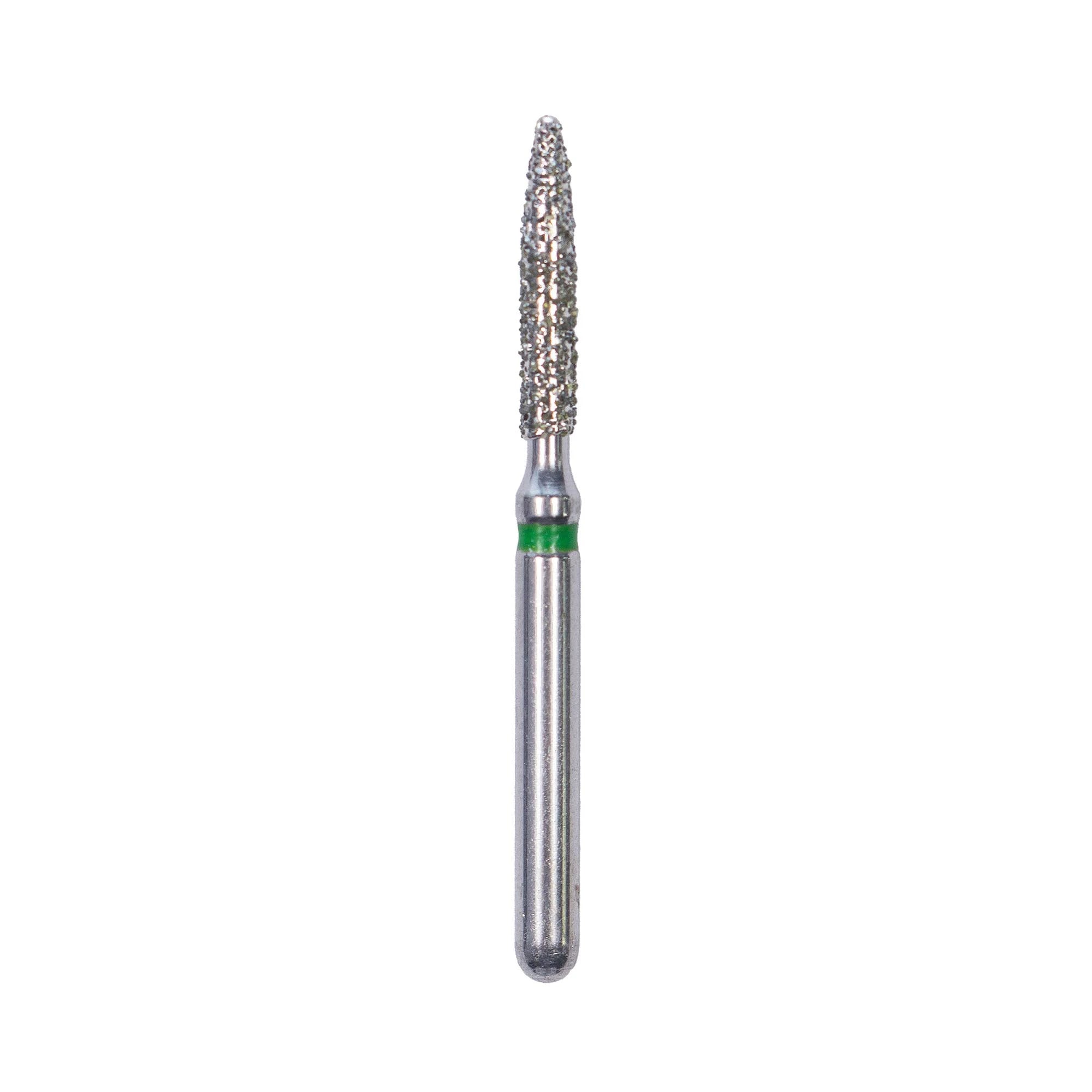 Kerr SimpliCut Single-Use Sterile Diamond Bur, Coarse Grit, Flame Shape, Friction Grip, 25/Pack, C862-014-D