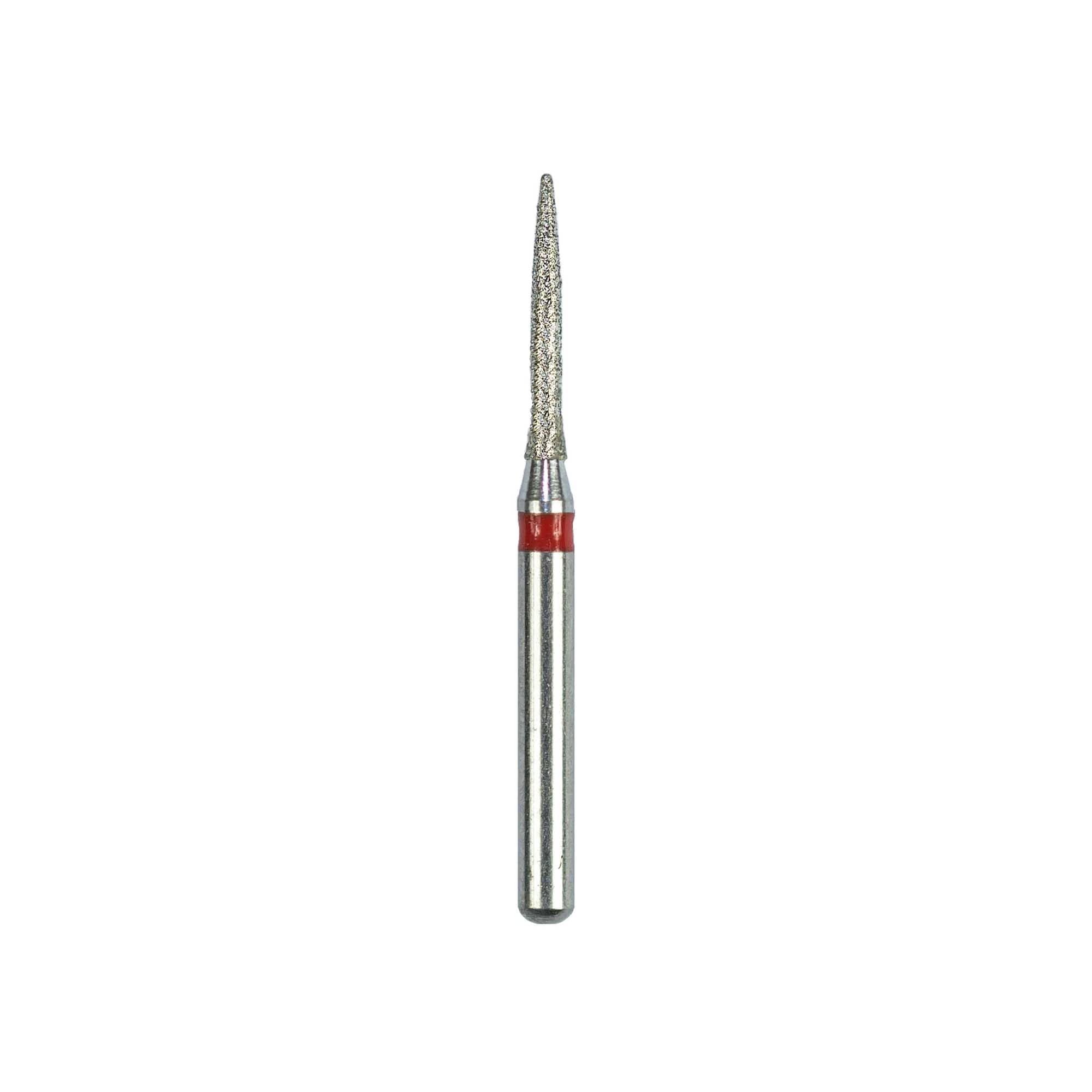 Kerr SimpliCut Single-Use Sterile Diamond Bur, Fine Grit, Flame Shape, Friction Grip, 25/Pkg, F862-010-D