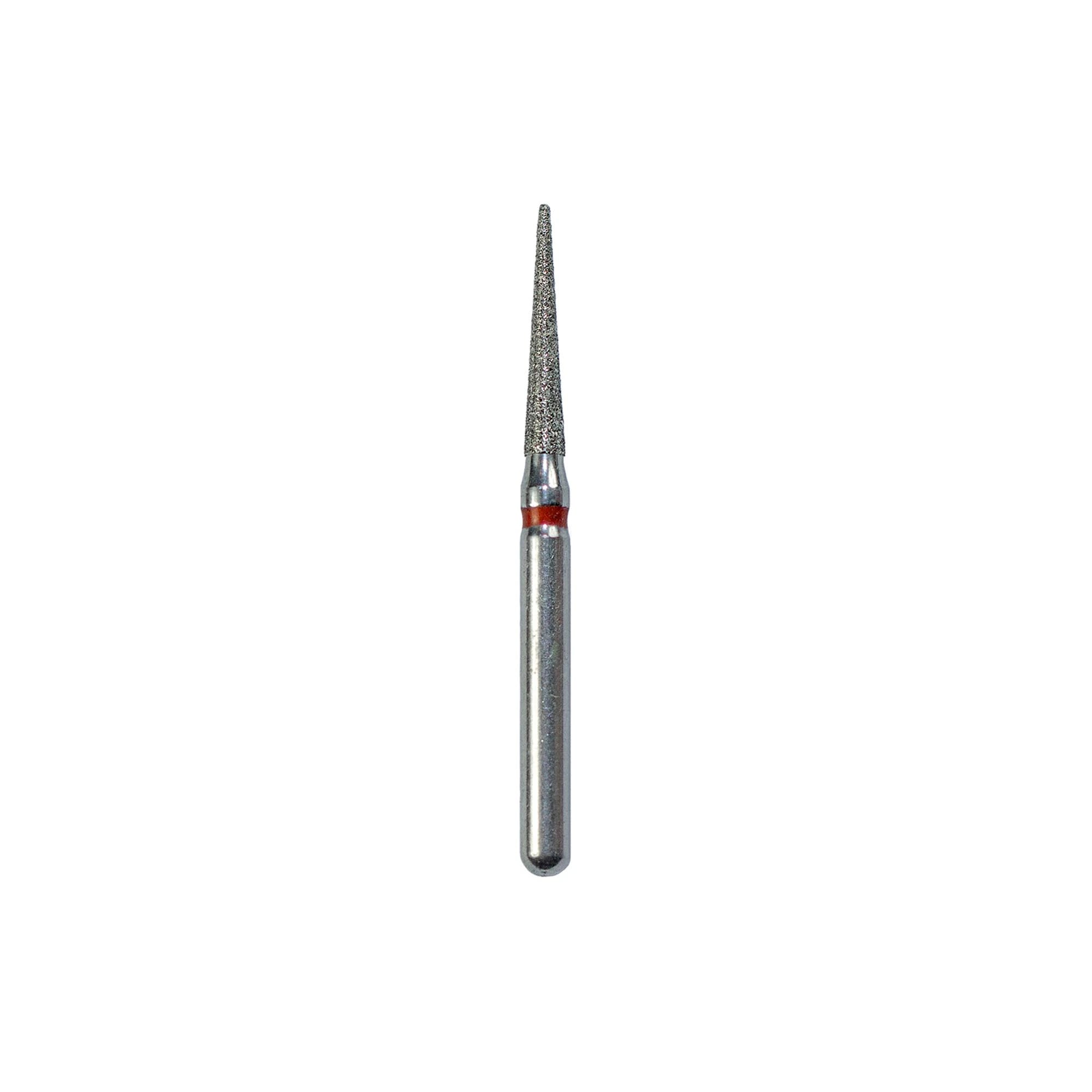 Kerr SimpliCut Single-Use Sterile Diamond Bur, Fine Grit, Needle Shape, Friction Grip, 25/Pkg, F858-014-D