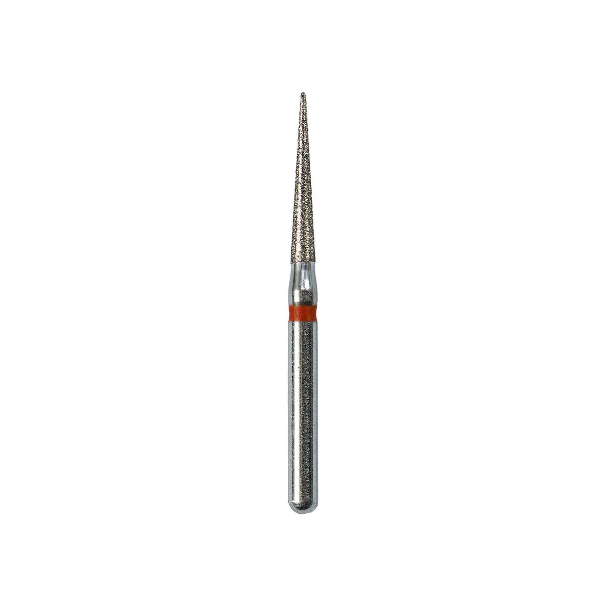 Kerr SimpliCut Single-Use Sterile Diamond Bur, Fine Grit, Needle Shape, Friction Grip, 25/Pkg, #F859-016-D