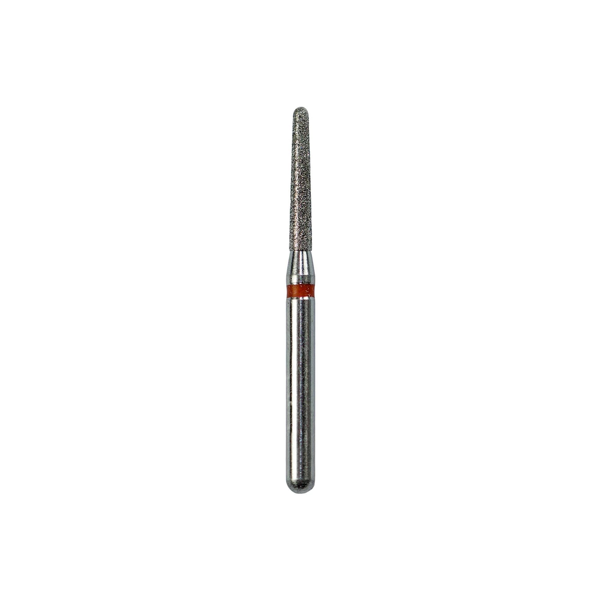 Kerr SimpliCut Single-Use Sterile Diamond Bur, Round End Taper, Fine Grit, Friction Grip, 25/Pkg, F856-014-D