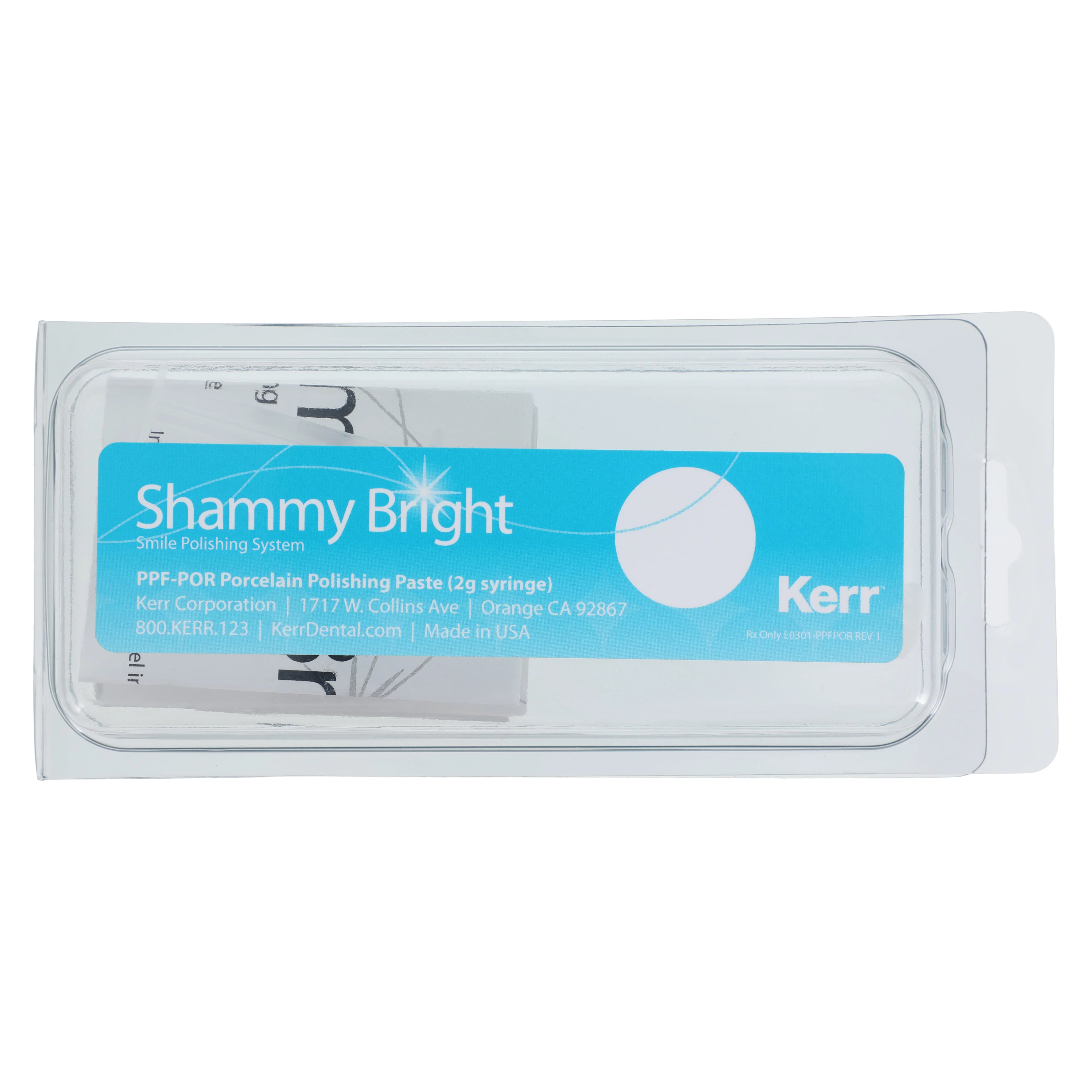 Shammy Bright™ Porcelain Polisher Paste, 2g Syringe, PPF-POR