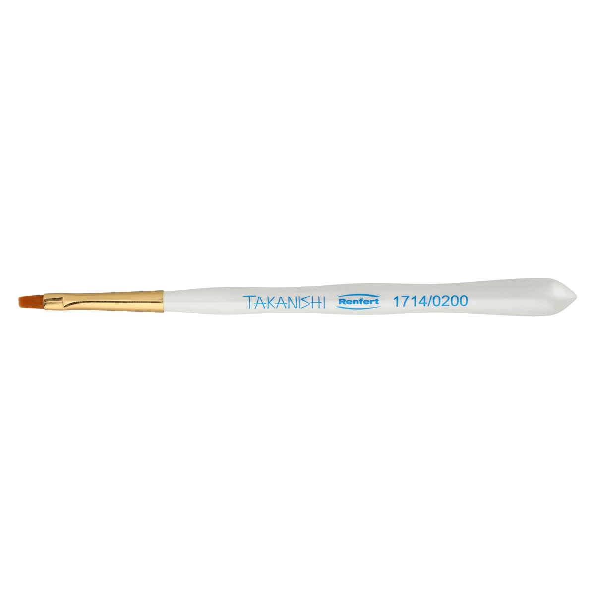 Renfert Takanishi Ceramist Opaque Brush, Synthetic Bristle, 2/Pack, 17140200
