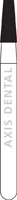NTI FG Diamond Bur, Flat End Taper, Medium Grit, #845-016 (M845-016), Friction Grip, 5/Pack