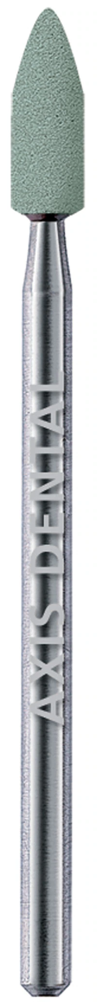 NTI Green Abrasive Small Flame RA Shank, Fine Grit, 12/Pack, GF661-RA