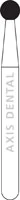 Kerr Zir-CUT Diamond Bur, FG, Round, #Z801-018, 1.8 mm, Z-Grit, Blue, 5/Pk