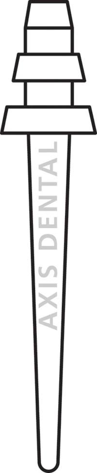 Achromat™ Esthetic Fiber Post Arrow Head 0.5mm, Pack of 5, FP-TH0.5