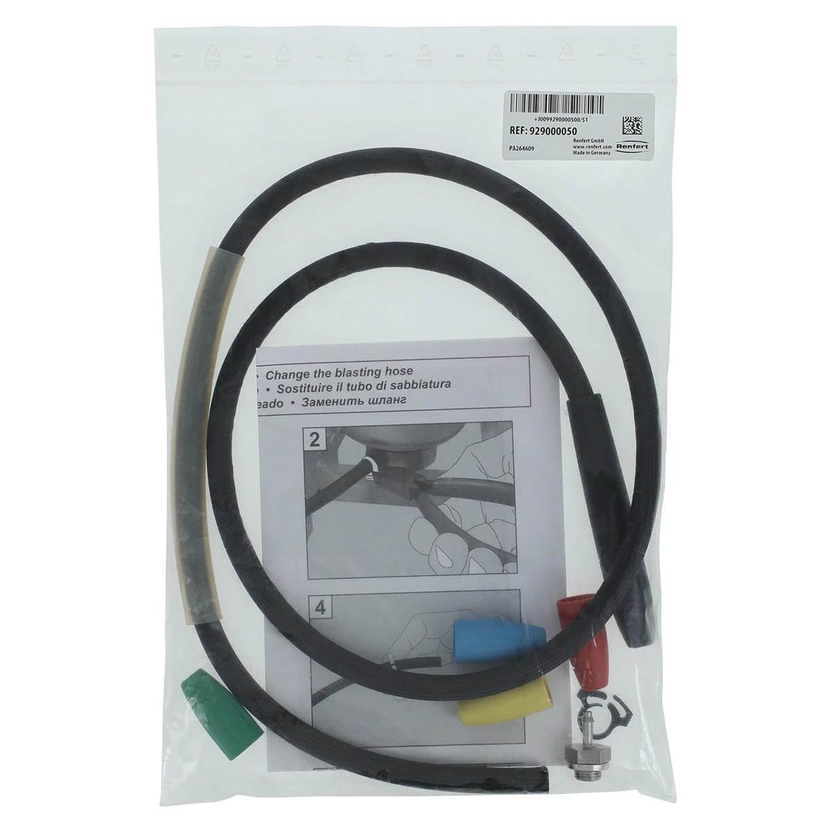 Renfert IT Blasting Hose with Handpiece, 25-70 µm, Replacement Kit (26C)