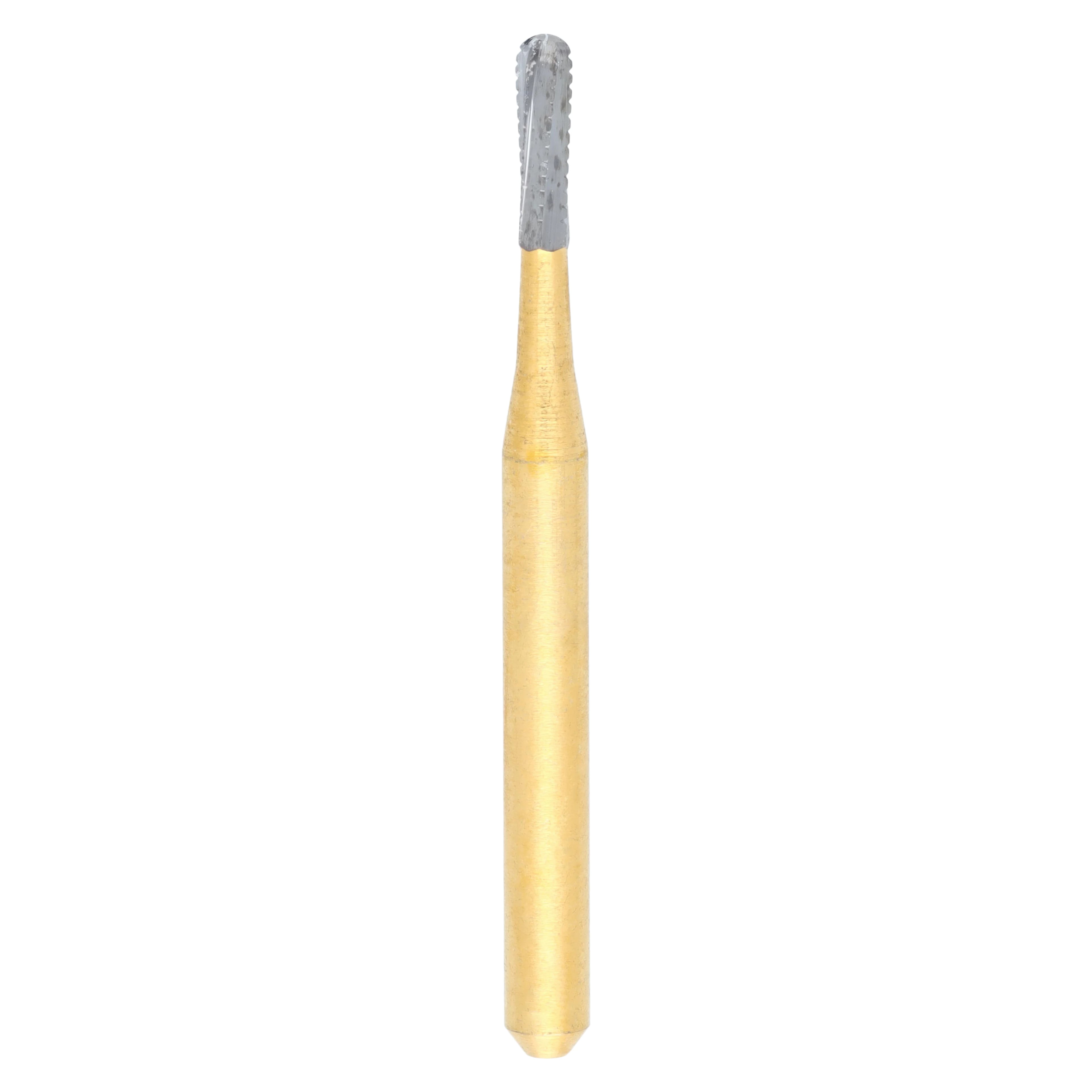 Razor Operative Carbide Bur, FG, Round End Cylinder, #1557, 1.0 mm Diameter, 4.2 mm Length, 10/Pk, H1557RZ-FG