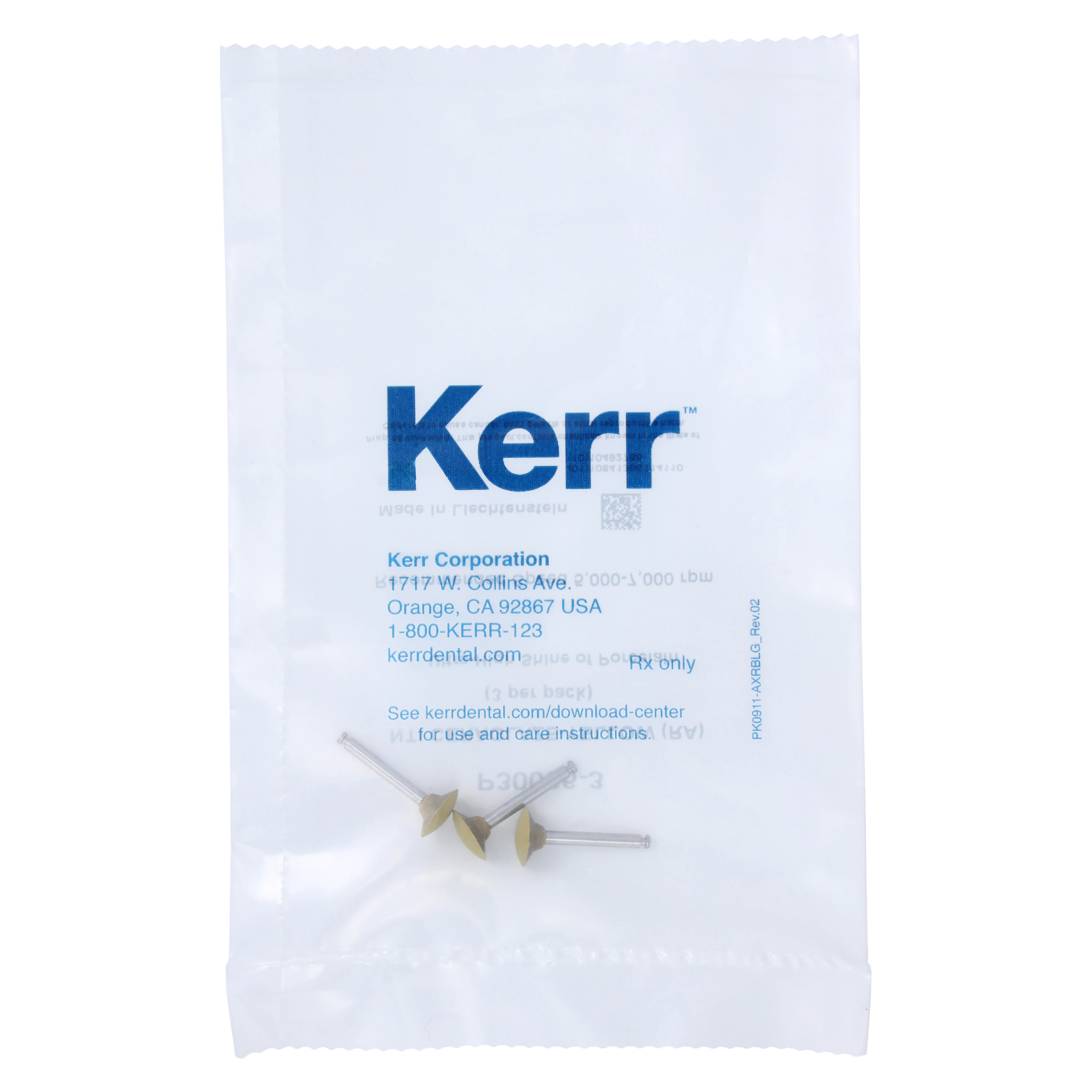 NTI CeraGlaze Polishing System, Superfine Yellow, Knife Edge, RA/Latch Shank, 3/Pack, P30036-3