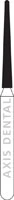 NTI Diamond Bur, FG, Round End Taper, #850, 1.2 mm, Coarse, Green, 5/Pk, C850-012