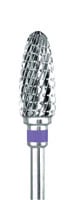 NTI® Universal Cutter SPF, Spiral Fine Cross Cut, Round End Taper, HP Shank, Purple, #UC079SPF-040