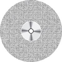 NTI Flex Diamond Disc, HP, Single-Sided, Safe Side Down, #918, 22 mm, Coarse, Green, 1/Pk, D918-220