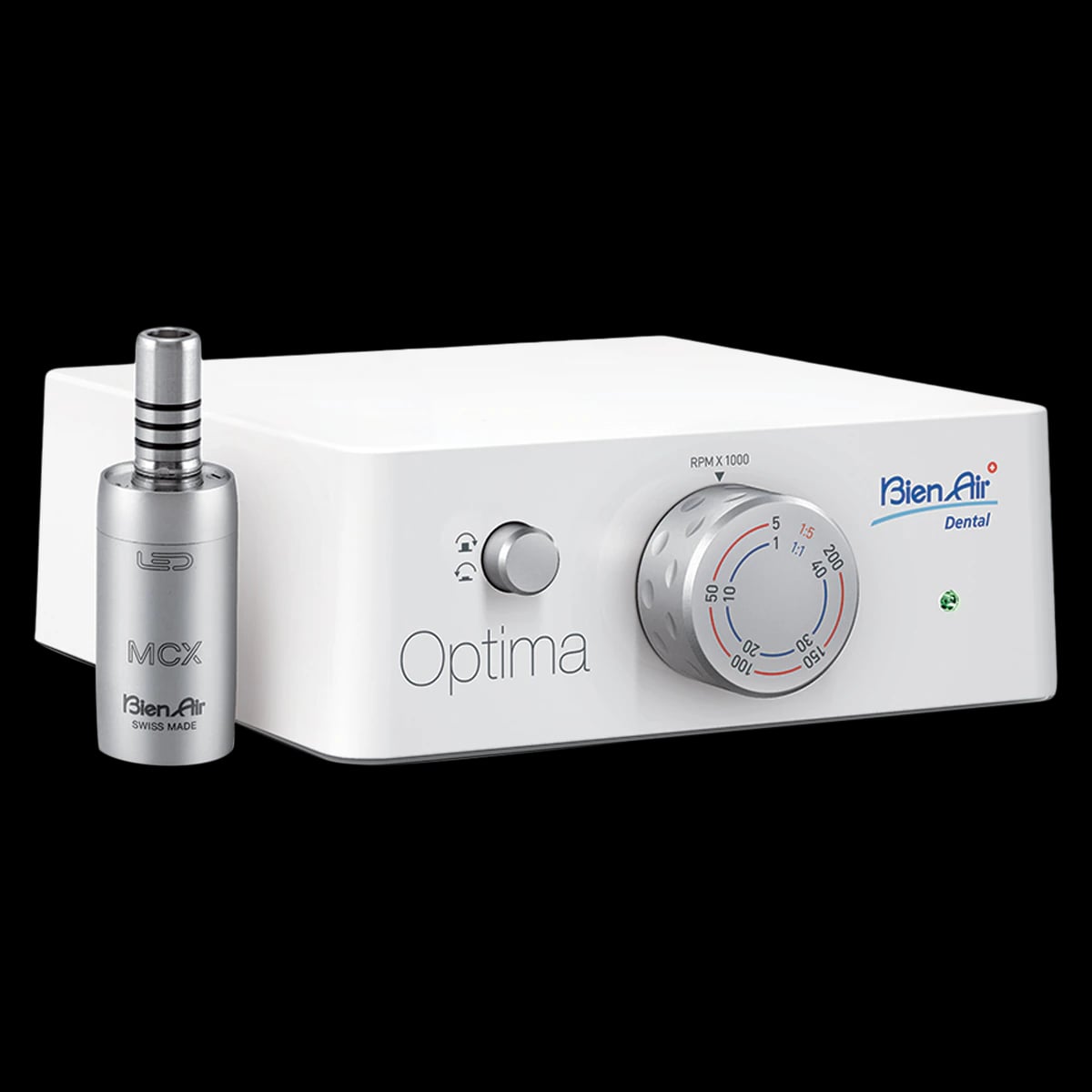 Bien Air Optima MCX LED Electric Micromotor Control Unit, White, 1700588-001