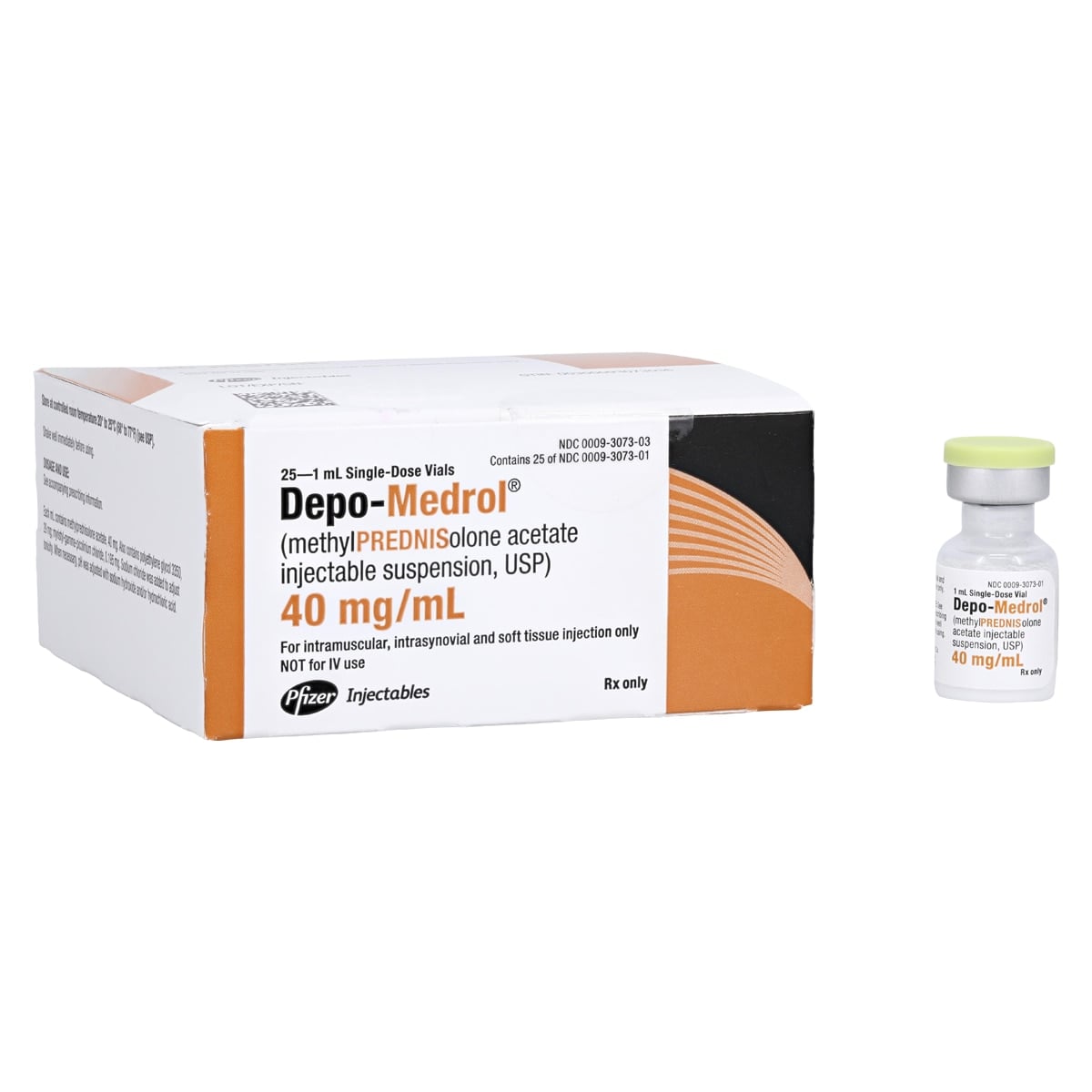 Depo-Medrol Injection 40mg/mL SDV 1mL, 25/Package
