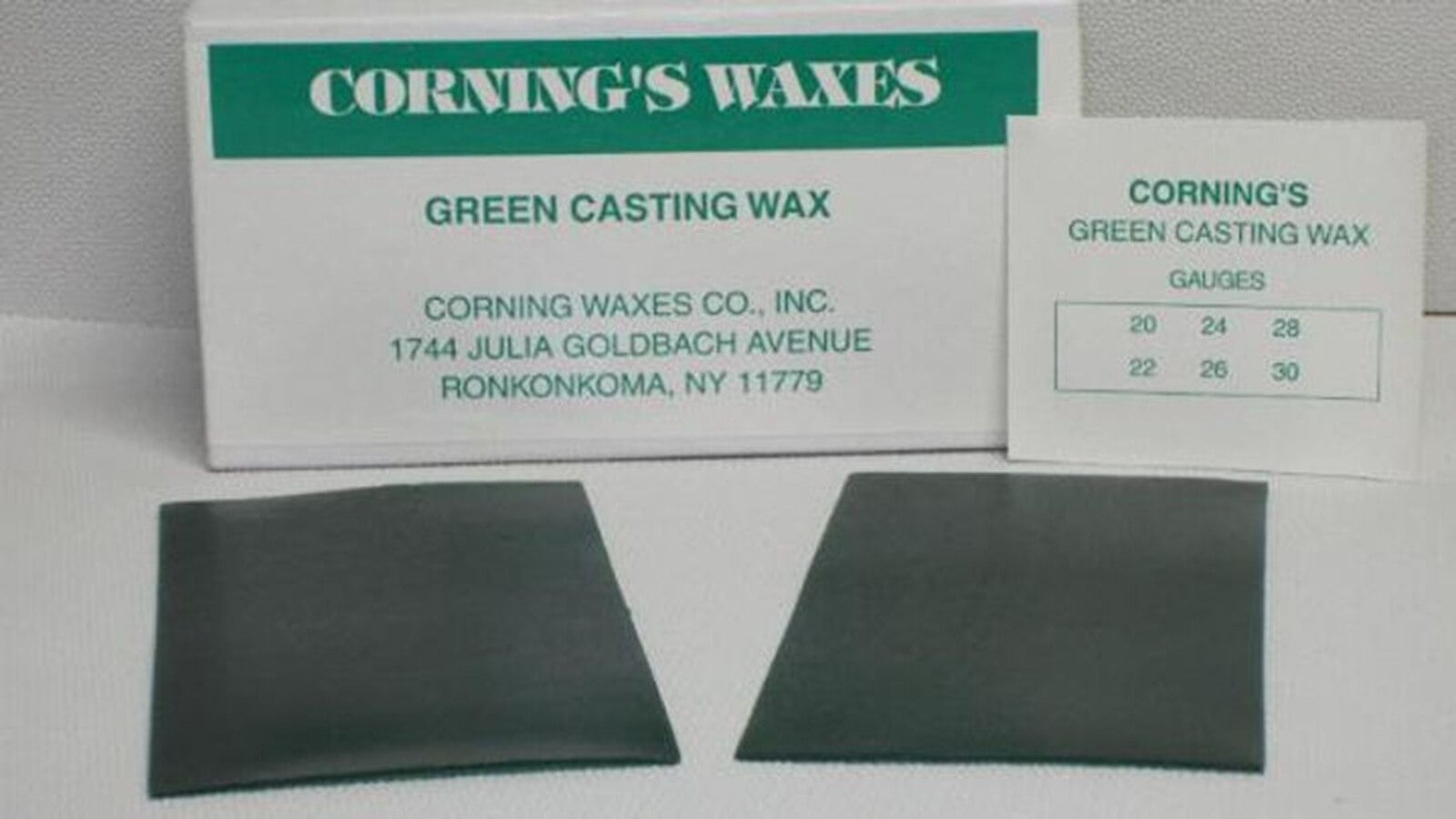 Cornings Wax Casting Wax, Pink, 28 Gauge, 1 lb/Box