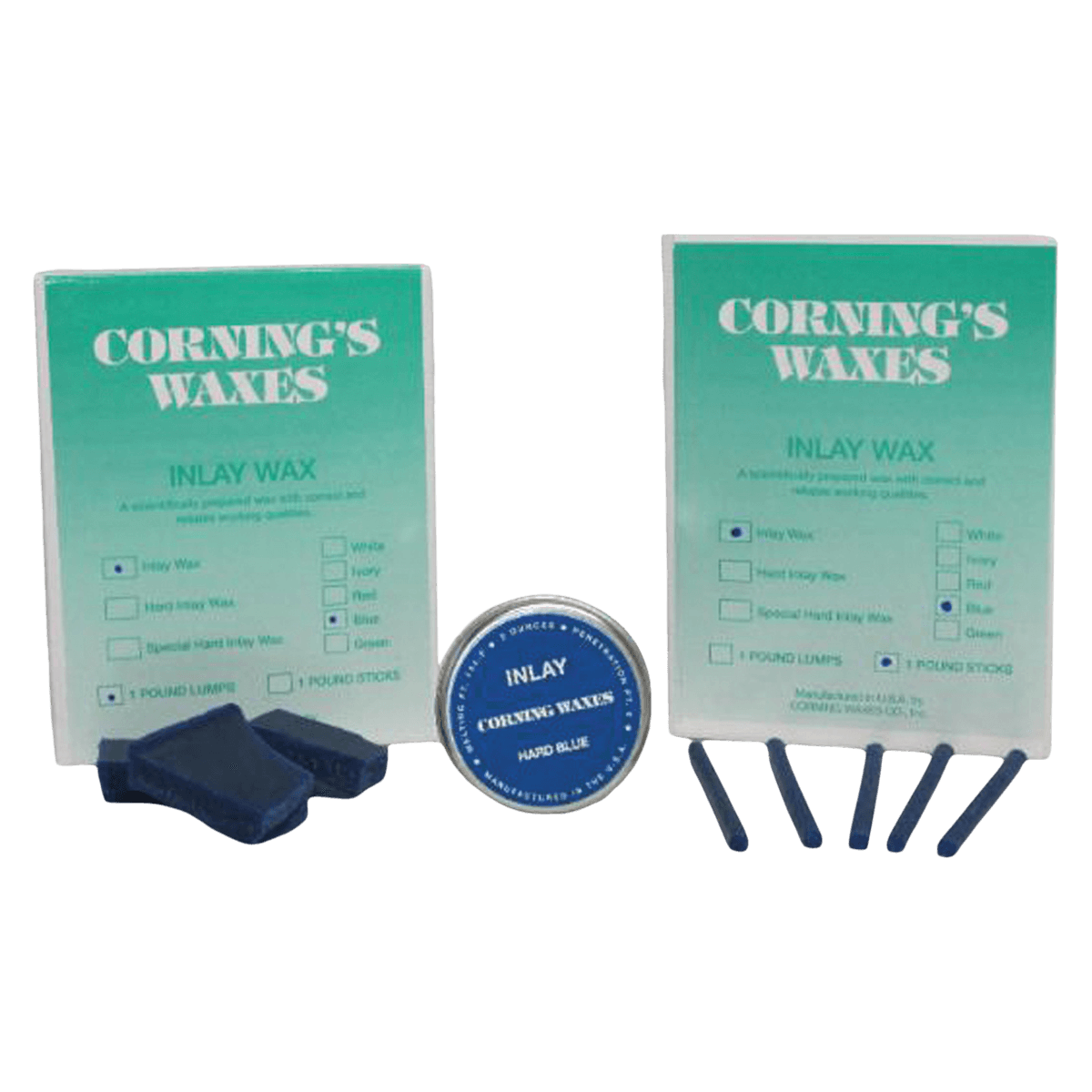 Corning Inlay Wax Sticks Regular, 1 lb