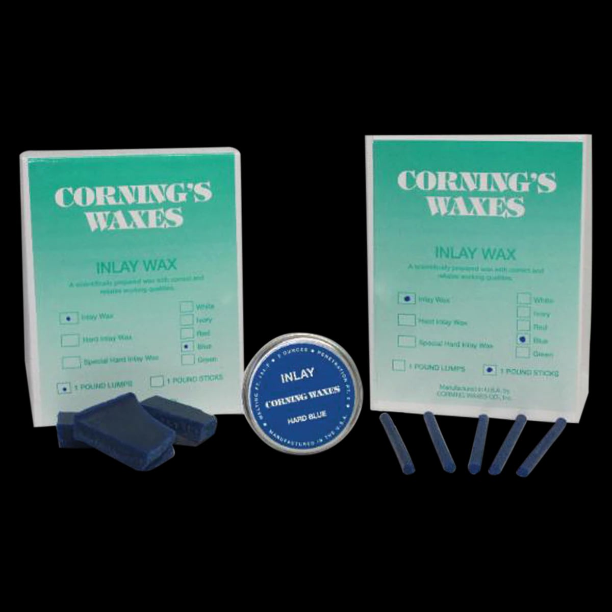 Corning Inlay Wax Special Hard Lumps, 1 lb