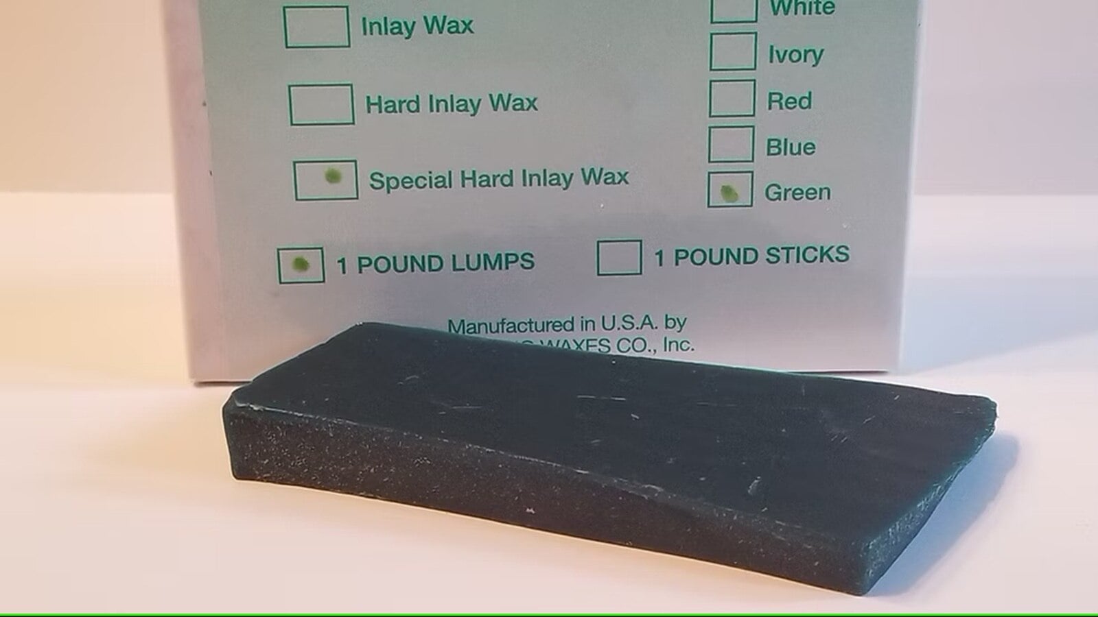 Corning Inlay Wax Special Hard Lumps, 1 lb