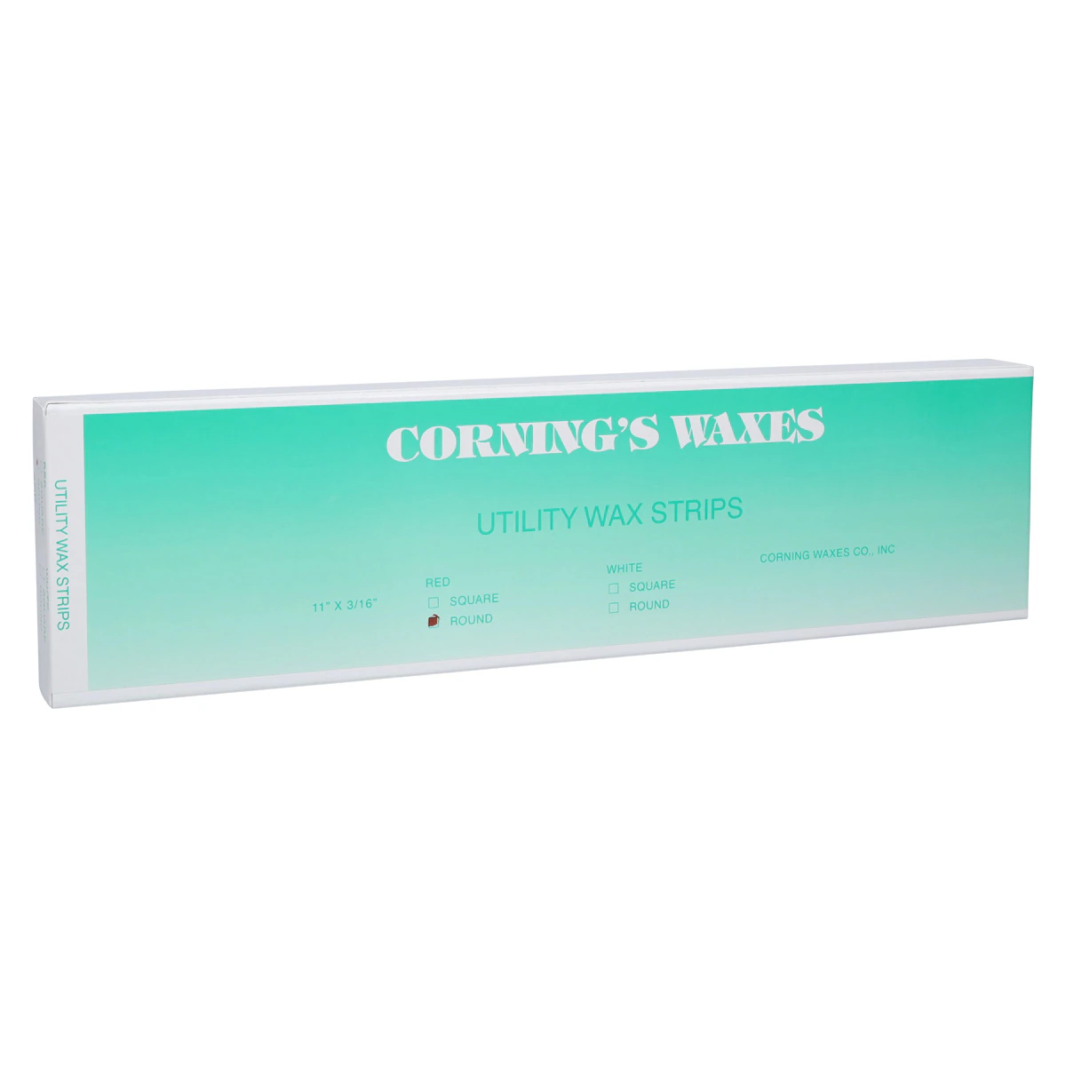 Corning Utility Wax Round Rope, 75/Box