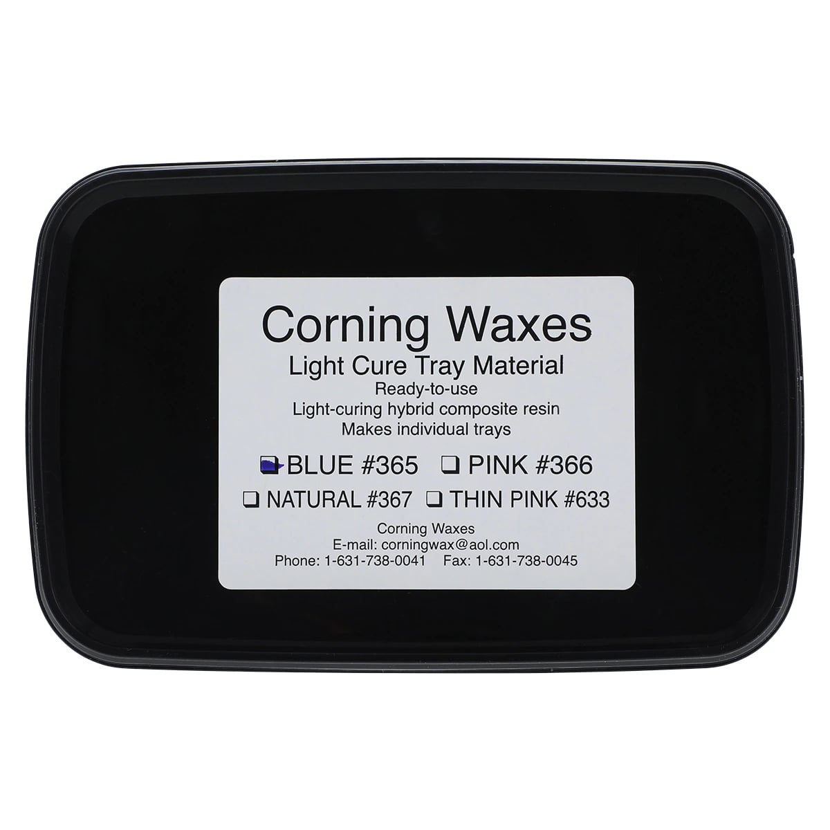 Custom LC Tray Material, Hybrid Composite, Light Cure, Blue, 50/Box