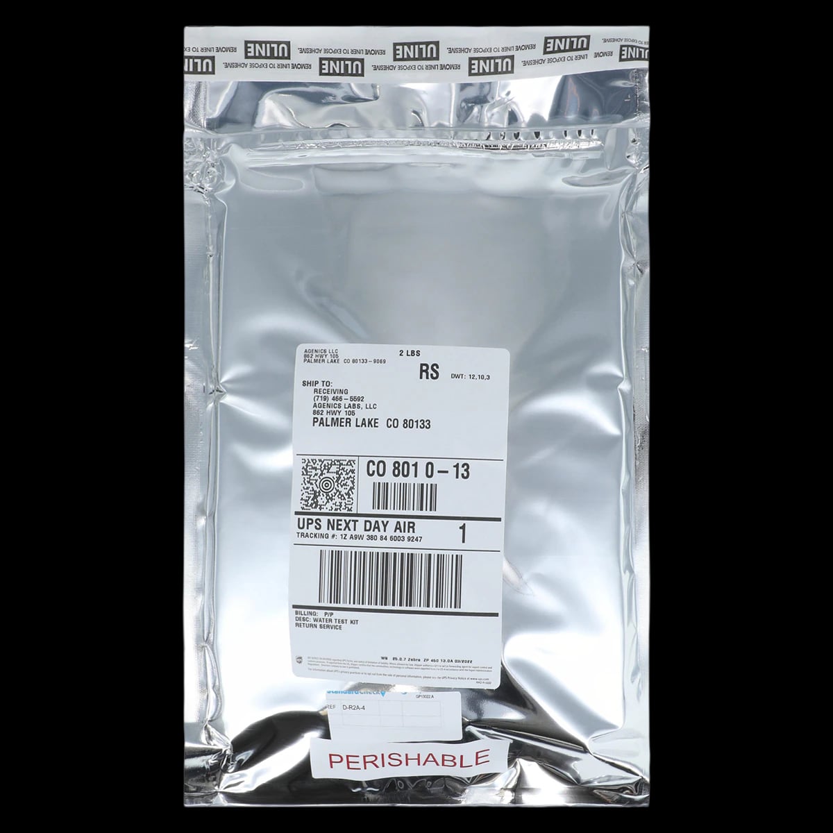 Sterisil R2A with FASTRead Mail-In Waterline Test Kit, 4 Vials, SDENT-R2A-4