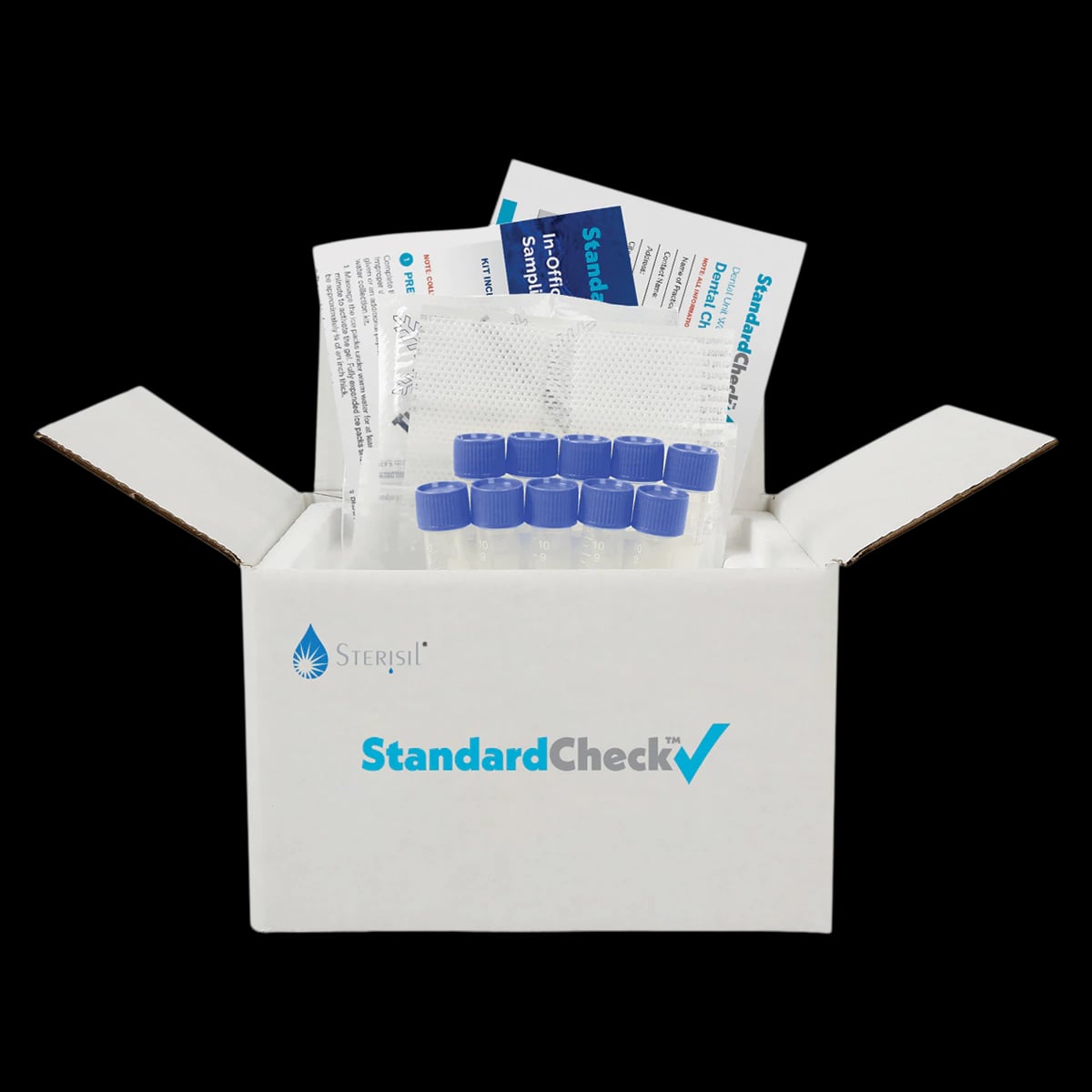 Sterisil R2A with FASTRead Mail-In Waterline Test Kit, 6 Vials, SDENT-R2A-6